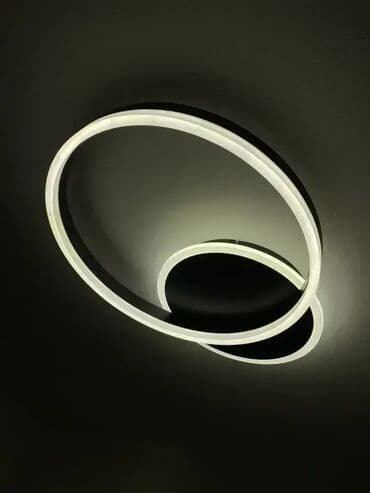 led lampe na punjenje: Plafonjera, bоја - Crna, Novo — 6