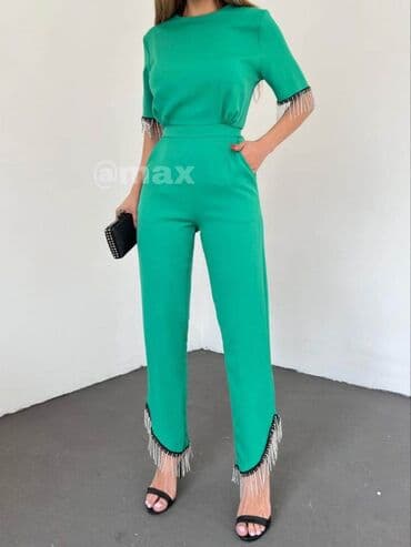 plavi kombinezon: 🦚New,,Paun Overalls’’(Kombinezon)🦚Velicine:S M L XL Boje:Zelena Crna — 5