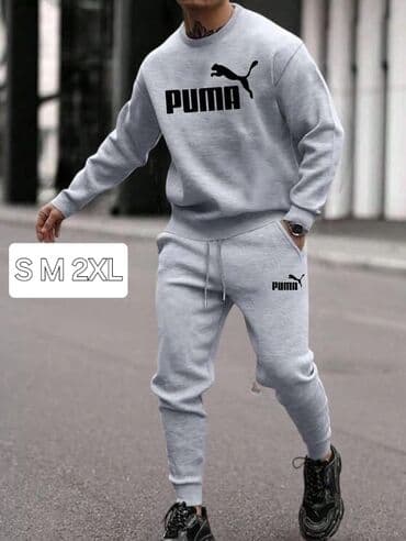 torba adidas orig: Komplet, S, Puma, bоја - Siva, Pamuk — 1