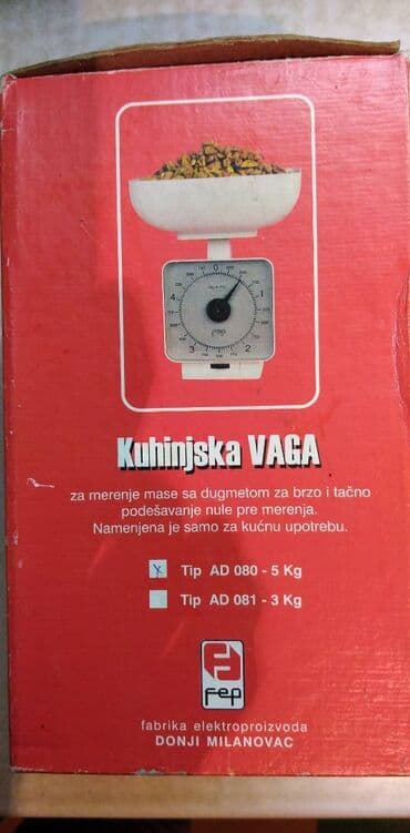 dvosed i trosed na razvlacenje: Kuhinjska vaga Fep do 3 kg,ocuvana — 2