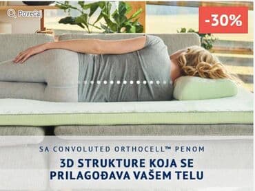 lazy bag za plazu: DORMEO PROSTIRKA 70x190 cm NATURE'S ALOE VERA 4 CM II NOVO! — 7