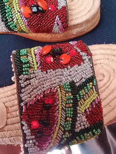 polovna obuca iz inostranstva: Papuče 38, bоја - Šareno — 5