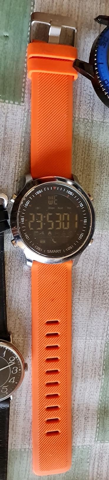 Fashion backpacks: Pametni sat sa narandžastim silikonskim kaišem - Digitalni LCD ekran — 3