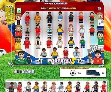 usisivac igracka dexy co: Fudbalske mini figurice sa dodacima – set 24 komada + lopte i postolja — 1