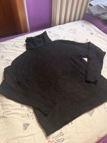 teddy kaput h m: Džemper crni, udoban, topao, prijatan za nošenje, veličina M, dobro — 1