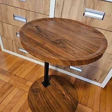 montesori sto: Klub sto braon Materijal: metal i iverica- furnirana- imitacija — 4