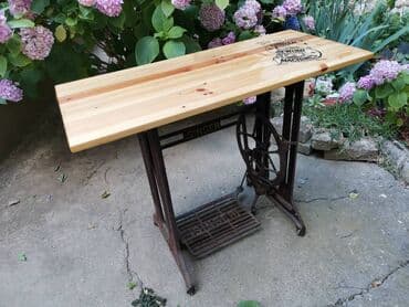 nameštaj đorđević: Singer vintage sto unikat 90*39 cm visina stola 73.5 cm debljina — 3