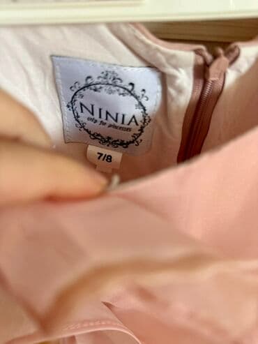 svecane haljine sombor: Dečija svečana haljina NINIA (veličina 7/8) - Boja: puder roze - — 3