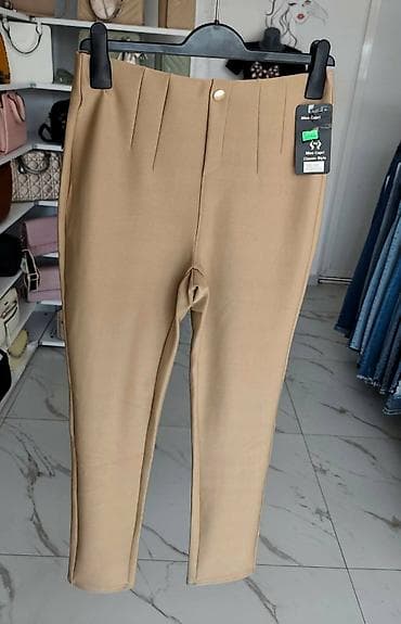 Bež ženske pantalone – Miss Capri Classic Style - Kroj: ravne