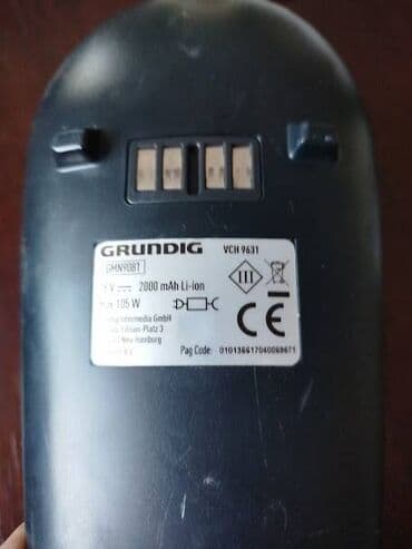 clatronic usisivac: Grunding stapni usisivac Potpuno ispravan, usisava do 45 min Punjenje — 6