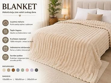 cebici cena: Blanket cebe Mekoca koju cete voleti svaki dan Dimenzije: 150x200cm- — 1