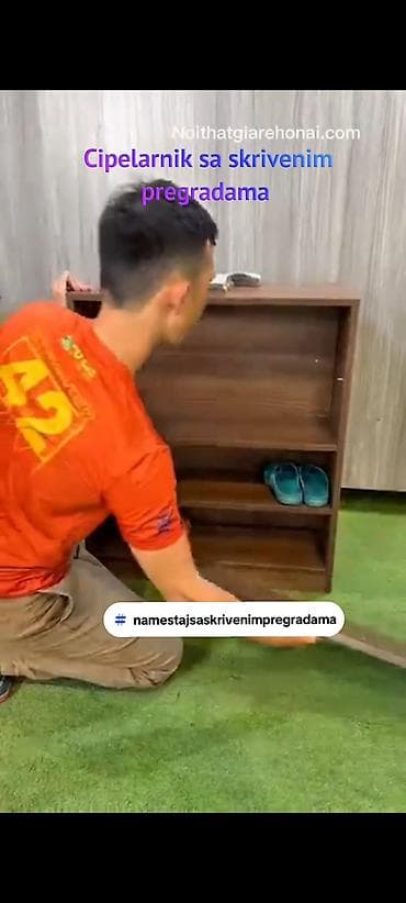 dexy co komode za bebe: -Cipelarnik sa skrivenim pregradama se se moze izraditi od materijala — 7