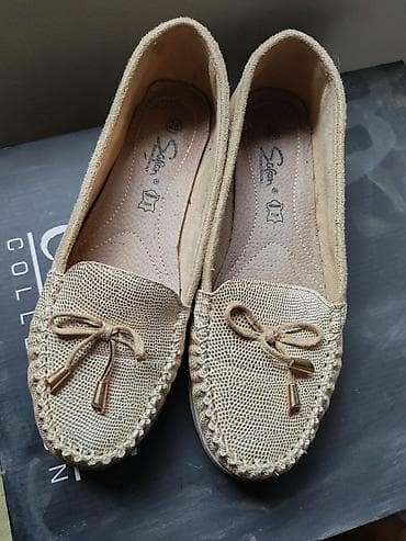 kickers zenske cipele: Ženske mokasine Safan, broj 36. - Materijal: prirodna koža (uložak i — 1