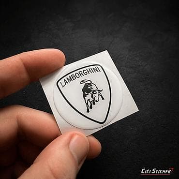 cena magneta: 3D Lamborghini Stikeri za Čepove Felni – 2833 Lamborghini 3D stikeri — 2