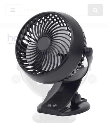 usb produzni kabl: Ventilator Clip On, prečnik 10 cm, Li-Ion 1800mA Prečnik lopatice 10 — 3