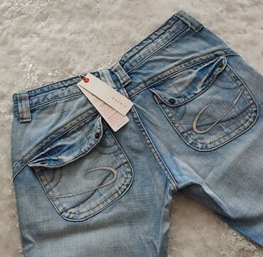 push up pantalone: Esprit EDC kapri jeans Potpuno nove Veličina 38 Pamuk, elastin — 4