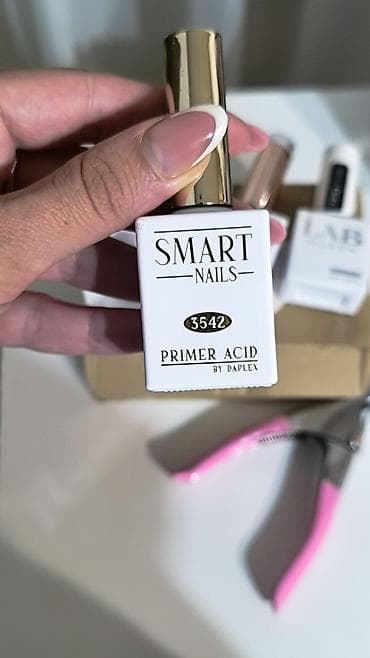 roze patike: Set za negu noktiju koji uključuje Smart Nails Primer Acid, Honey — 2
