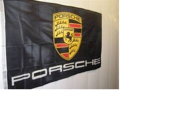 teretne gume 13 c: Zastava 150 X 90 cm - PORSCHE Zastava dimenzija 150 X 90 cm sa logom — 5