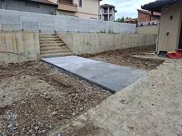 Services: Betonske staze i plato oko bazena – usluga izrade - Izrada — 4
