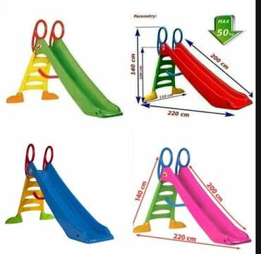 pametne igracke za decu: Veliki dohany tobogan 2 m - - Dimenzije: ?140 cm,nosivosti do 50 kg — 1