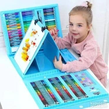 odeca za devojcice: Kreativni Likovni set od 208 delova U koferu. Cena: 2600 din NOVO — 4