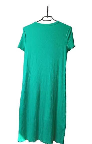 vera handmade: Zelena rebrasta haljina – Vero Moda - Brend: Vero Moda - Model — 3