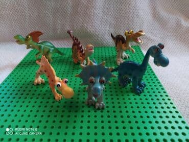 jednorog igracka: Set dinosaurusa,puna meka plastika,6 komada u savršenom stanju — 1