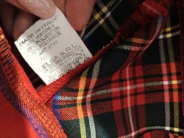 push up helanke new yorker: L (EU 40), Polyester, color - Multicolored, Plaid — 3