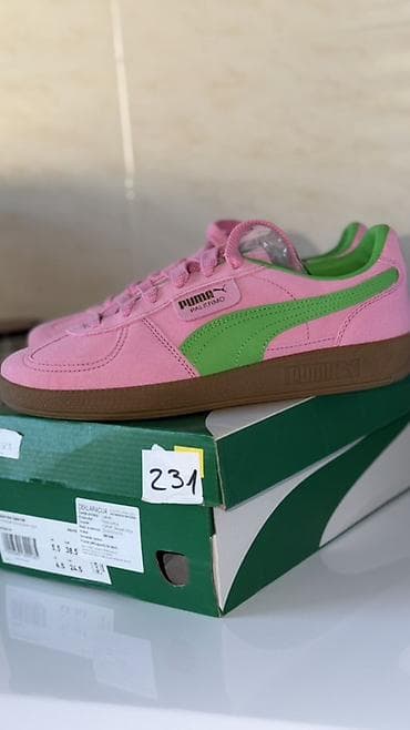 balmain beograd: PUMA Palermo patike – pink/zelena PUMA Palermo Special patike – nove — 6