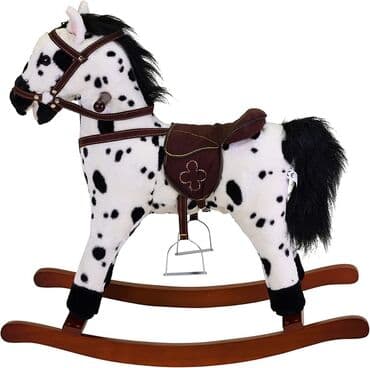 kaubojke stradivarius: Konj klackalica sa zvukom Prelep konj za ljuljanje za male kauboje / — 1