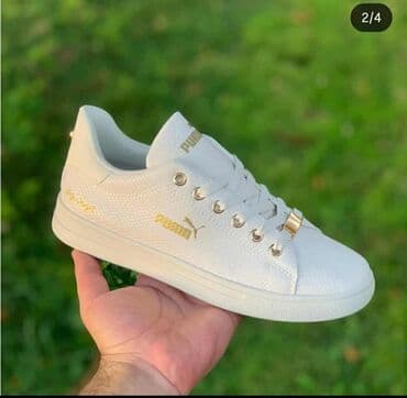 crni tek flis: Puma, 41, bоја - Bela — 3