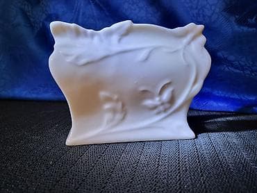 servis za rucavanje akcija: Porcelanskinov drzac salveta 1970g + Stalak za salvete,spoljasnji — 2