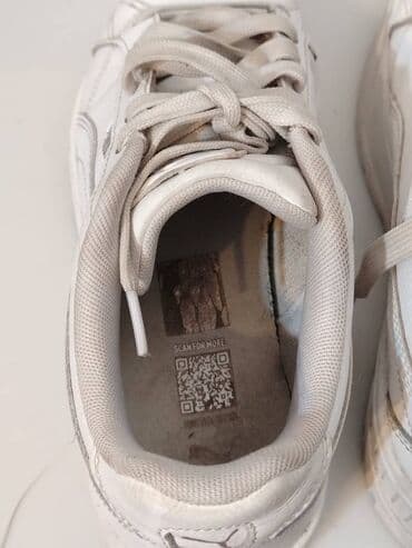 Flat shoes: Puma, 39, color - White — 4