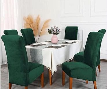 magicno cebe za decu: Navlake za trpezarijske stolice – elastične, baršunaste - Materijal — 1