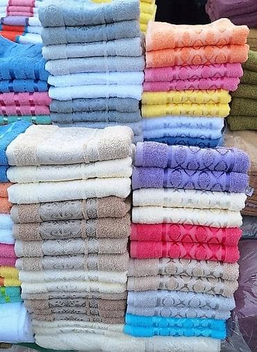 Slike i ramovi: Pamučni peškiri – širok izbor boja i dezena 12 komada - Materijal — 1