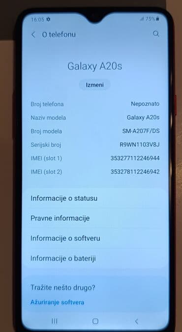 Meizu: Samsung A20s, 32 GB, bоја - Crvena, Dual SIM — 3