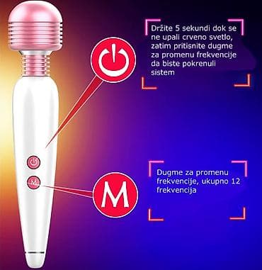 Proizvodi za Odrasle: Magični štapić masažer - Materijal: ABS plastika + silikon — 3