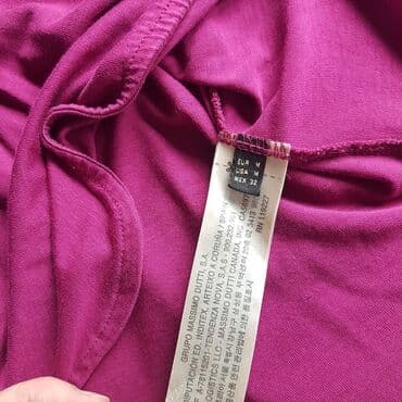 massimo dutti torbe: M, Silk, Single-colored, color - Purple — 4