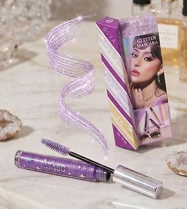 OSYA Glitter Mascara – sjajna maskara u ljubičastoj boji - Efekat na lalafo.rs OSYA Glitter Mascara – sjajna maskara u ljubičastoj boji - Efekat