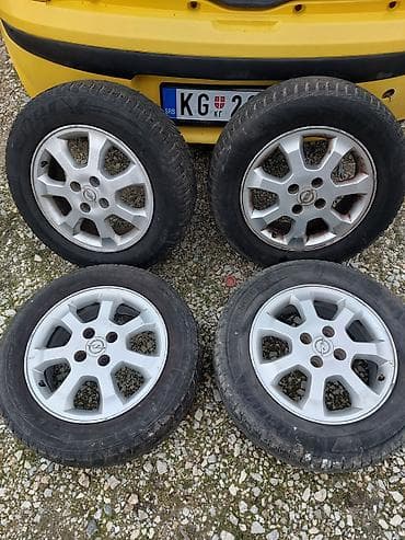 Other Vehicles: Aluminijumske felne Opel 15" - Originalne Opel alu felne, 4 rupe - — 5