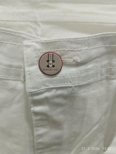 kapri pantalone: Bela ženska platnena pantalona – SHENGYUAN / GUOCHENG broj 32 možete — 5