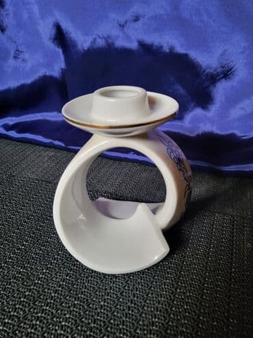 Musical Instruments: Svecnjak nov iz 1951 do 1974g. Lippelsdorf porcelan Nemacka. Nov — 6