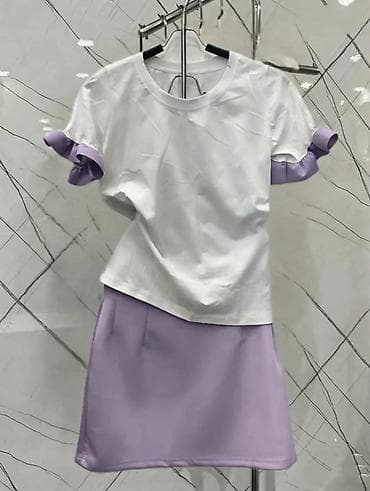 Lične stvari: Dve-delni komplet: majica + mini suknja 2 komada po cenini od 3800 — 8