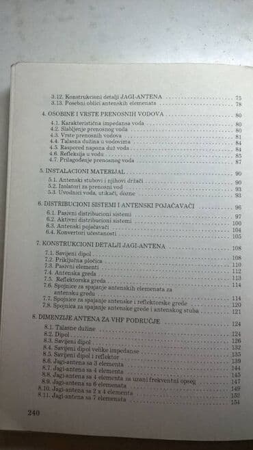 sharp objects knjiga: Tehnička knjiga: TV UKT i satelitske antene 1991. 261 str. Tehnička — 9