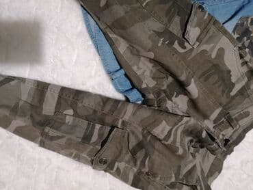 pantalone od vestacke koze: Nove Gina 38 Military Struk 38 Bokovi 49cm Dubina 20/34 Butine 24cm — 8