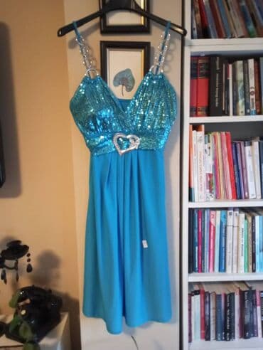 Headgear: One size, color - Light blue, Evening, With the straps — 3