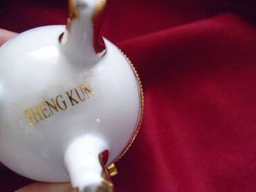 torba za ribolov lidl: Vintage SHANG KUN fine porcelain, jaje za čuvanje jajeta čuvarkuće ili — 3