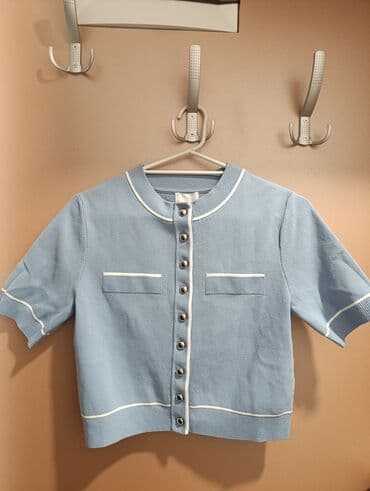 c a tunike: H&M, S (EU 36), Poliester, bоја - Svetloplava — 5