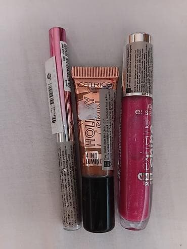 trikoi za balet i ples: Set šminke – 3 proizvoda za usne i lice - Essence Extreme Shine — 1