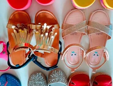 džemper i košulja: Sandale, H&M, Veličina - 31 — 1